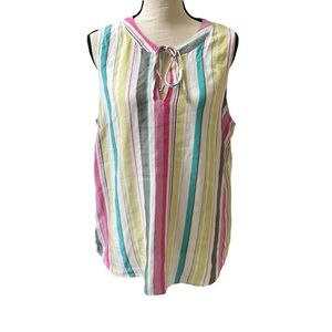 Kut from the Kloth Stripes Sleeveless Top